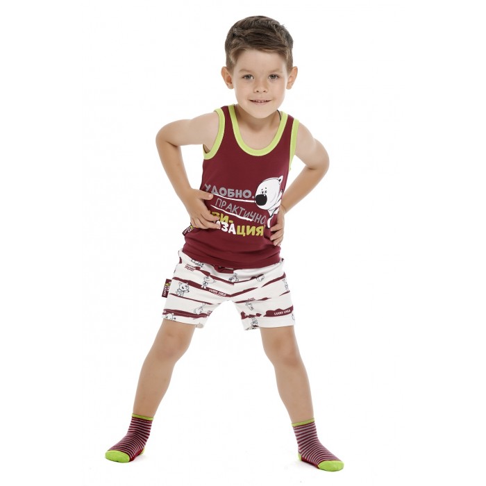 

Lucky Child Пижама детская Ми-Ми-Мишки 70-412/борд, Пижама детская Ми-Ми-Мишки 70-412/борд