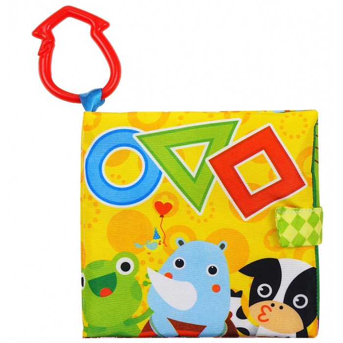 Uviton Игрушка развивающая Книжка-шуршалка с пищалкой babyono развивающая игрушка книжка go to the ocean