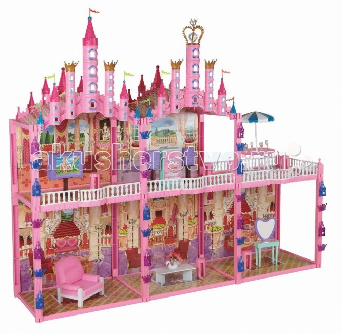 Купить кукольные домики и замок принцессы в интернет-магазине игрушек webmaster-korolev.ru