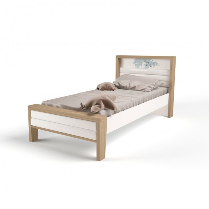 Подростковая кровать ABC-King Mix Ocean №2 с мягким изножьем 160x90 см недоуздок для собак с мягким подкладом размер xxl