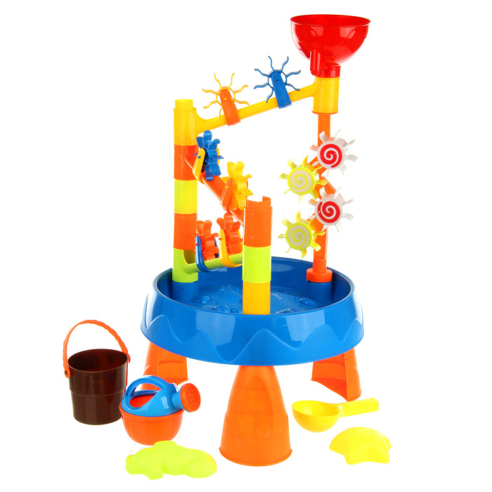 Игрушки в песочницу Veld CO Песочный набор cо столиком Мельница игрушки в песочницу технок песочный набор 1