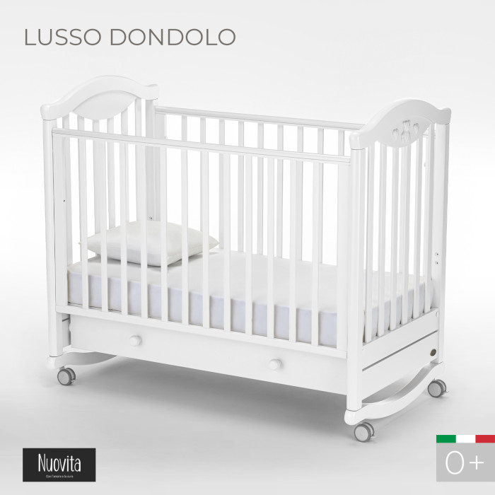 Детские кроватки Nuovita Lusso dondolo качалка цена и фото