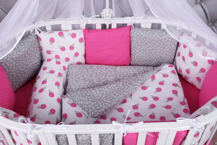 

Бортик в кроватку AmaroBaby Sweet 12 подушек, Sweet 12 подушек