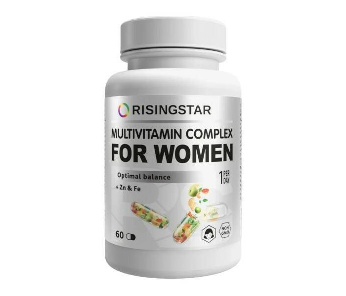  Risingstar БАД Поливитаминный минеральный комплекс В-МИН для женщин 1000 мг таблетки 60 шт.