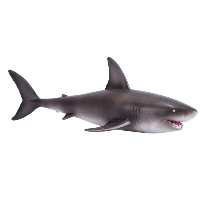 Konik Большая белая акула корзина для игрушек на липучке большая