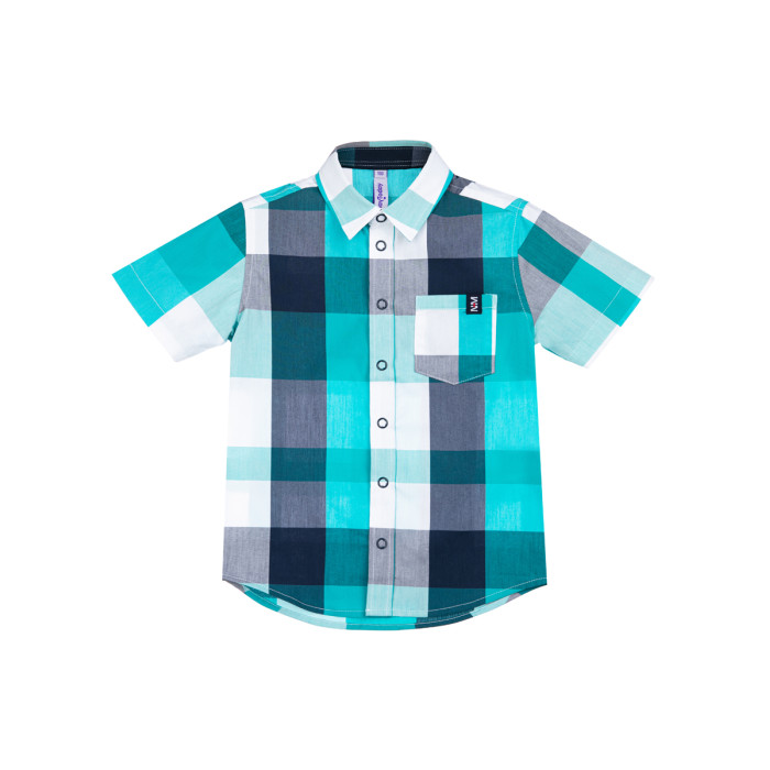 Рубашки Playtoday Сорочка для мальчика 12212177 джинсы playtoday прямой силуэт размер 116 черный