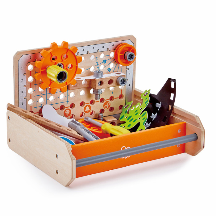 Деревянная игрушка Hape Конструктор Набор инструментов для научных экспериментов kidkraft деревянная кухня для мальчиков и девочек аптаун