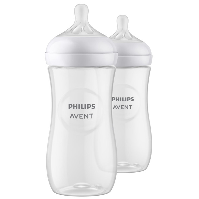 Бутылочка Philips Avent  Бутылочка для кормления Philips Avent Natural Response SCY906/02, 330 мл, 2 шт, 3 мес+ мобильный телефон philips xenium e185
