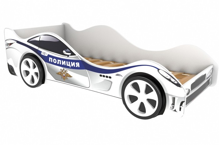 Подростковая кровать Бельмарко машина Полиция