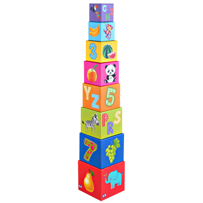 Развивающая игрушка Let`s Be Child Игровой набор Кубики развивающая игрушка chicco кубики монтессори