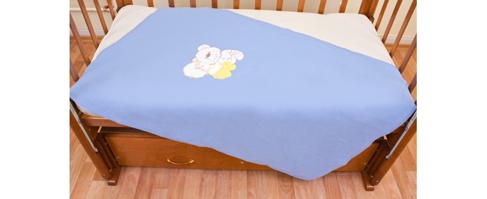 фото Плед осьминожка одеяло с аппликацией 80х120 см (капитон)
