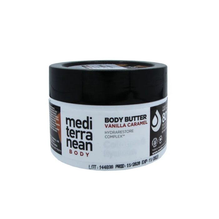 Косметика для мамы Mediterranean Крем-масло для тела - M-B Body Butter Vanilla Caramel 250 мл