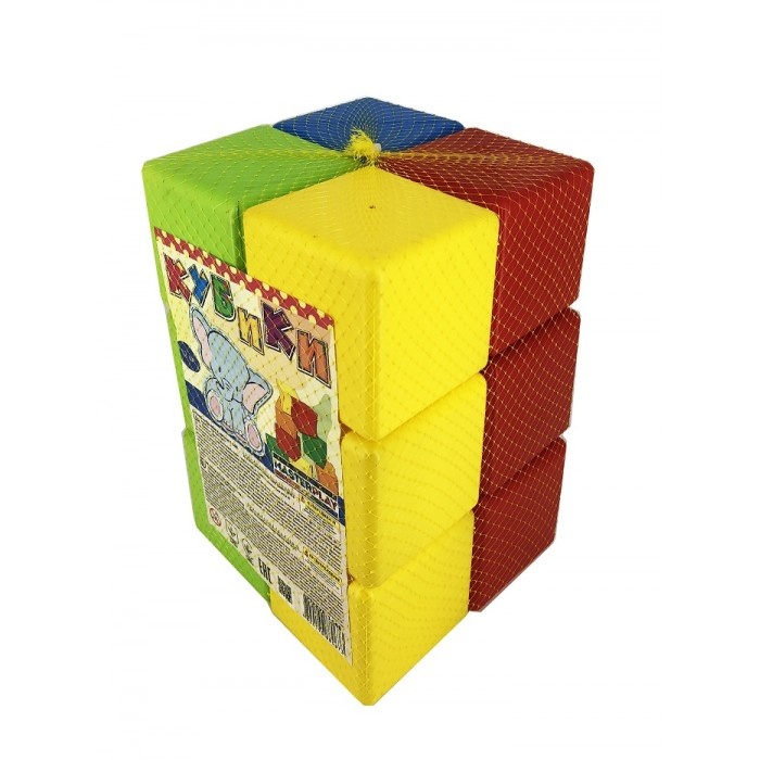 фото Развивающая игрушка colorplast набор кубиков 12 шт.