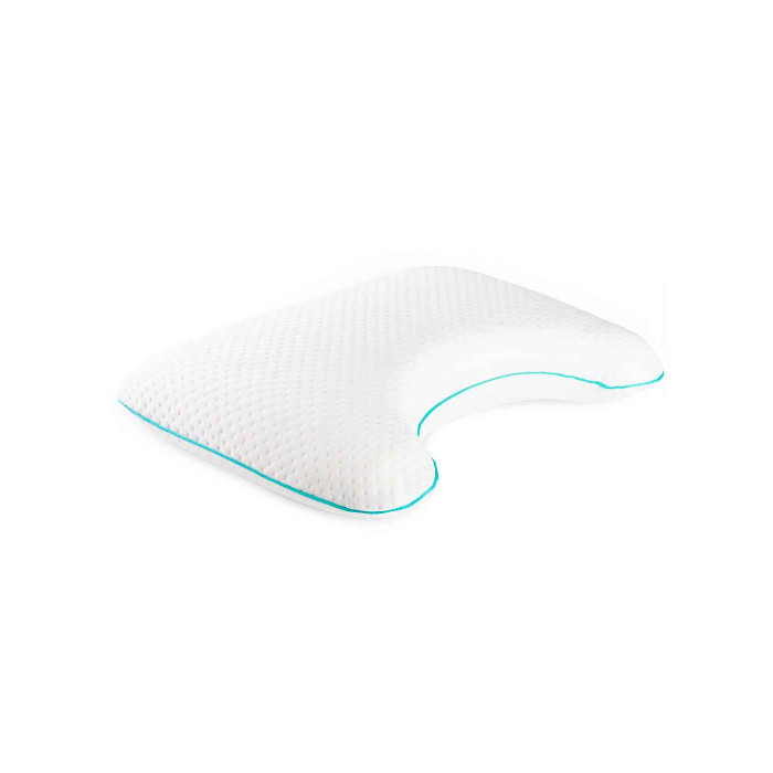 Ambesonne Анатомическая подушка для сна на боку с эффектом памяти Memory Foam 60х40 см топотушки подушка анатомическая memory foam