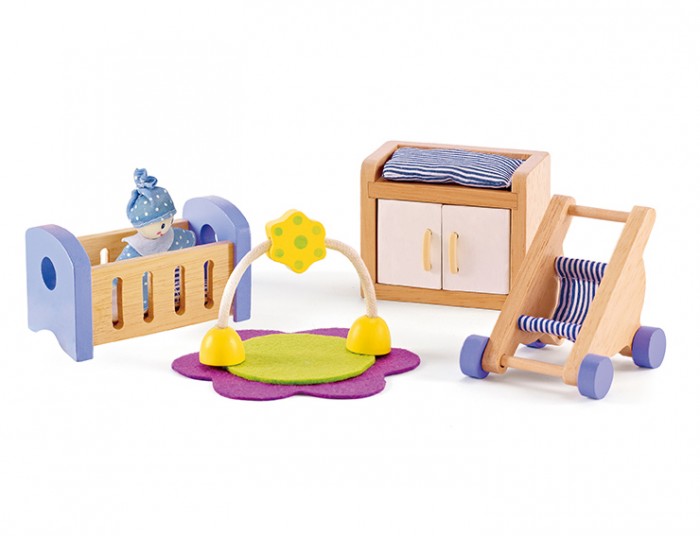 Кукольные домики и мебель Hape Набор для кукольного дома Детская комната кукольные домики и мебель hape мебель для ванной