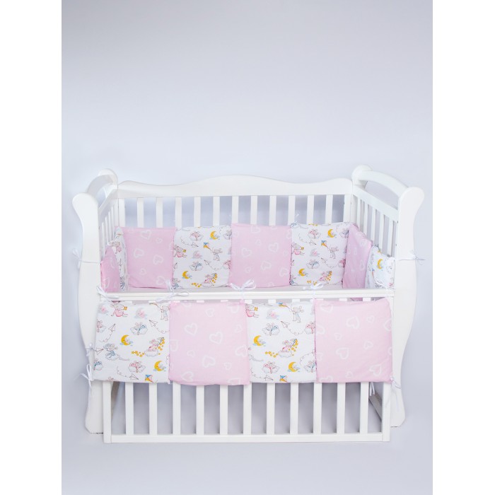 

AmaroBaby Комплект наволочек на бортики в кроватку Мышата в облаках 30х30 12 шт., Комплект наволочек на бортики в кроватку Мышата в облаках 30х30 12 шт.