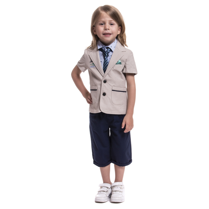 Комплекты детской одежды Cascatto Костюм для мальчика KOMM18/42 комплекты детской одежды дашенька костюм для мальчика волк в шапке джемпер брюки