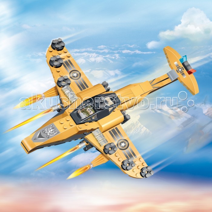 Конструктор BanBao Военный самолет 150 элементов