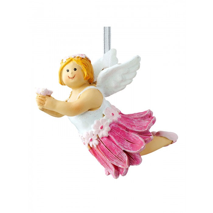  ErichKrause Decor Ёлочная игрушка Пышный ангел 7 см