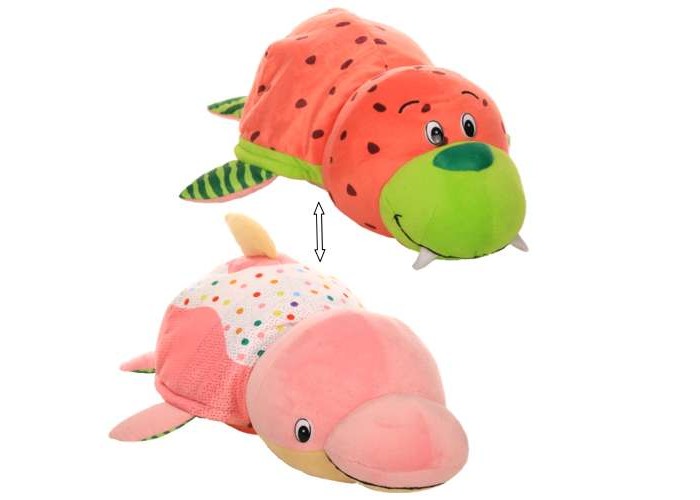 

Мягкая игрушка 1 Toy Вывернушка Морж и Дельфин с ароматом 40 см, Вывернушка Морж и Дельфин с ароматом 40 см
