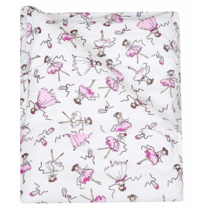 

Постельное белье Вомбатик Пододеяльник на молнии Балерины 215х148, Пододеяльник на молнии Балерины 215х148