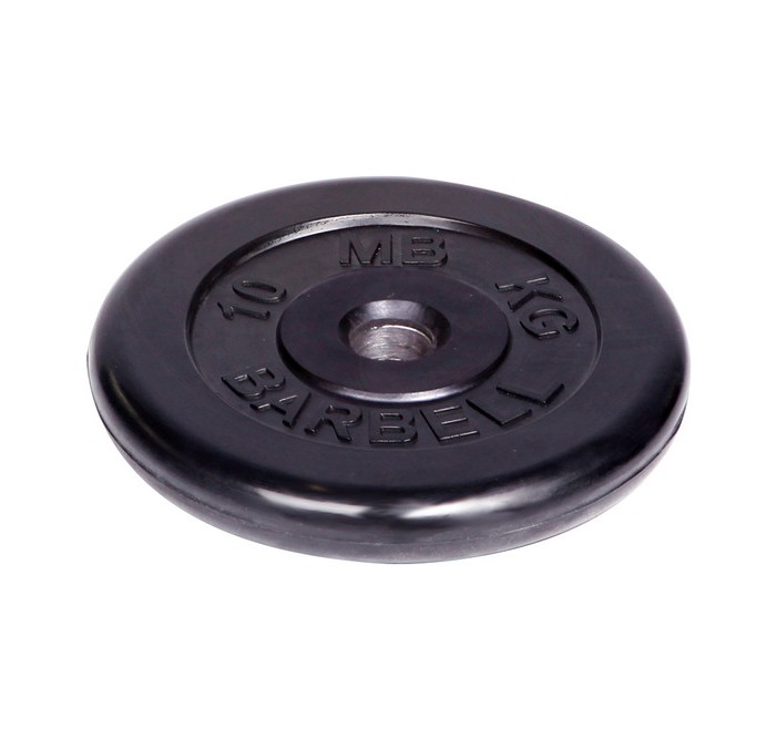 Спортивный инвентарь MB Barbell Диск обрезиненный d 51 мм 10 кг спортивный инвентарь mb barbell диск обрезиненный d 51 мм 2 5 кг