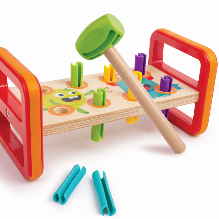 Деревянные игрушки Hape Веселые монстрики hape весы монстрики разноцветный