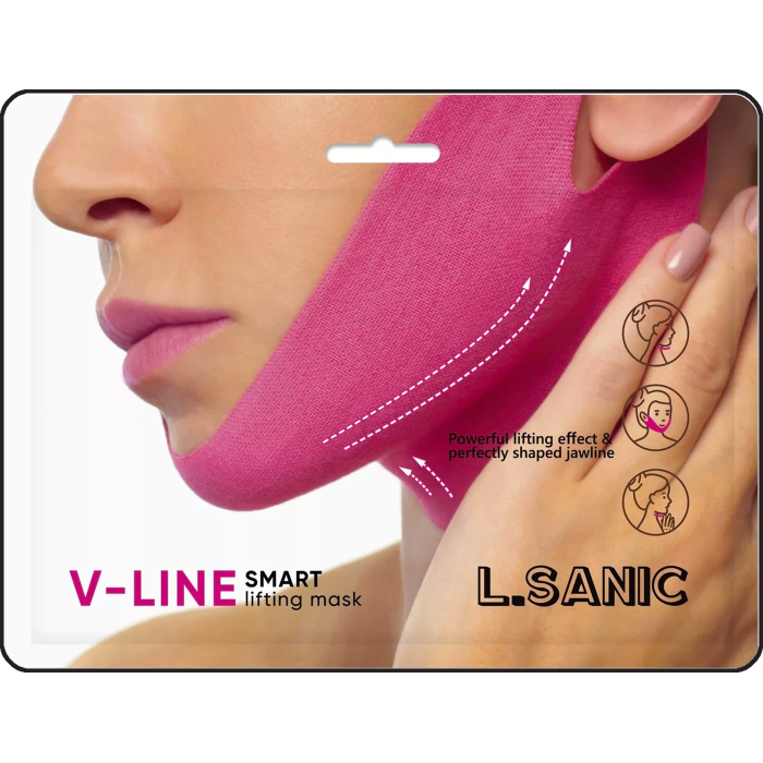 Маска-бандаж для коррекции овала лица V-Line Smart Lifting Mask L.Sanic ...