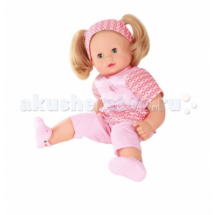 Gotz Кукла Макси-маффин блондинка в розовом 42 см кукла defa lucy блестящая коллекция в платье и розовом кардигане без рукавов 29 см