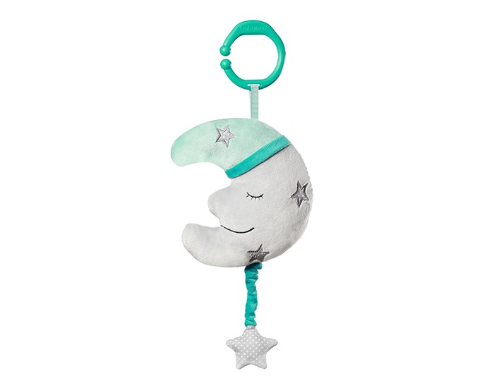 Подвесная игрушка BabyOno музыкальная Happy Moon музыкальная игрушка happy snail котик дарси
