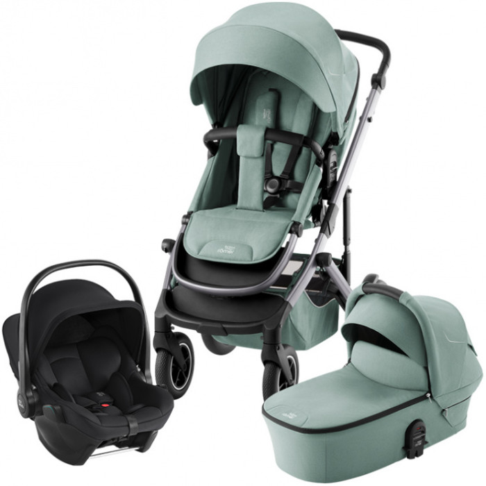 Коляска Britax Roemer 3в1 коляска Smile 5Z + BS CORE Space Black