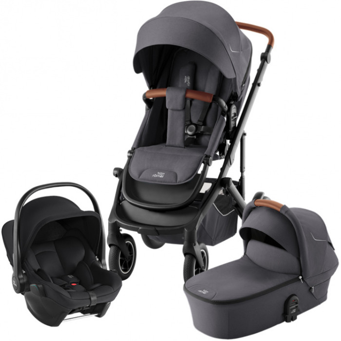 Коляска Britax Roemer 3в1 коляска Smile 5Z + BS CORE Space Black