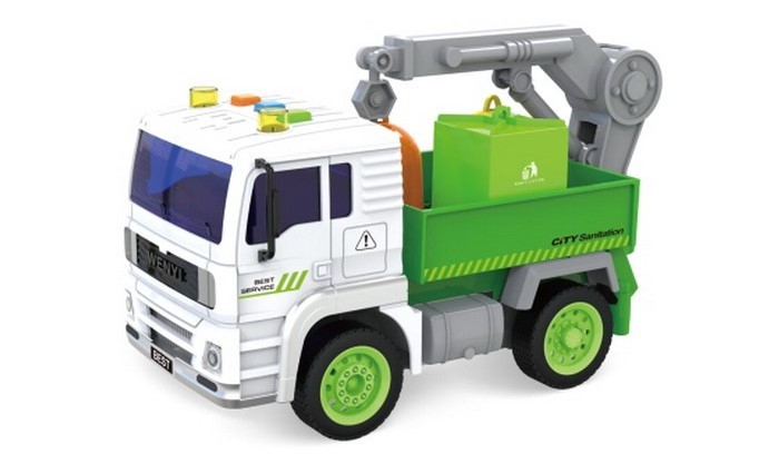 

ABtoys Мусоровоз инерционный WY521C, Мусоровоз инерционный WY521C