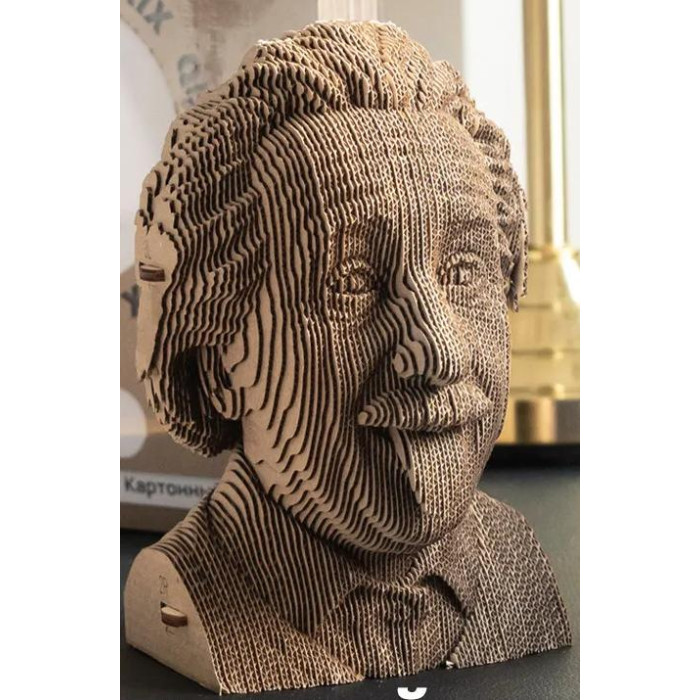 Конструкторы Qbrix картонный 3D Эйнштейн конструкторы qbrix картонный 3d лицо со шрамом
