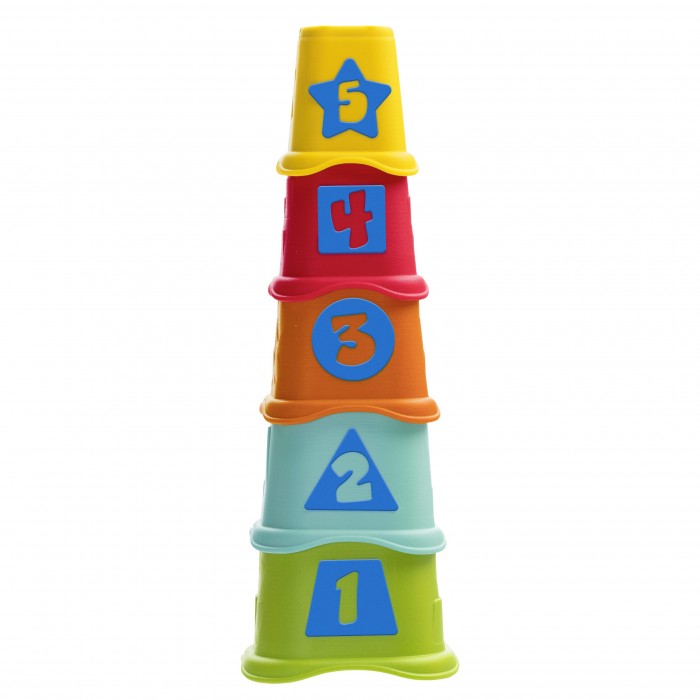 Развивающие игрушки Chicco Пирамидка Stacking Cups развивающие игрушки chicco пчёлка