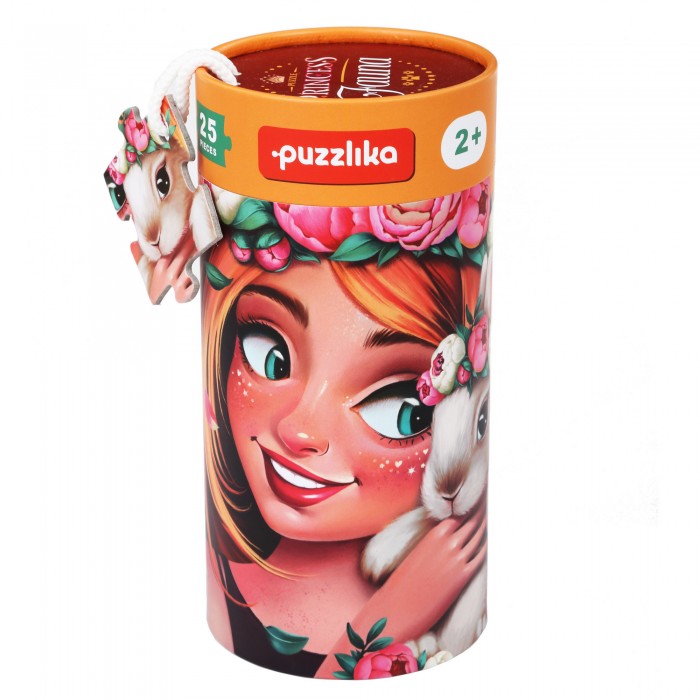 

Puzzlika Пазлы Принцесса Животных 25 деталей, Пазлы Принцесса Животных 25 деталей