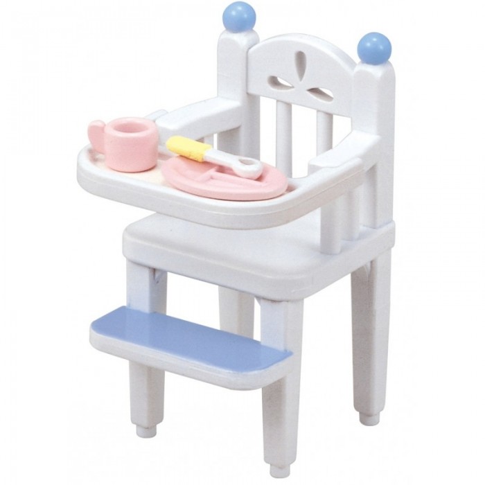 фото Sylvanian families набор стульчик для кормления малыша