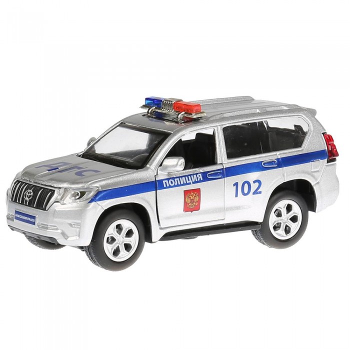 Технопарк Машина Toyota Prado полиция 12 см