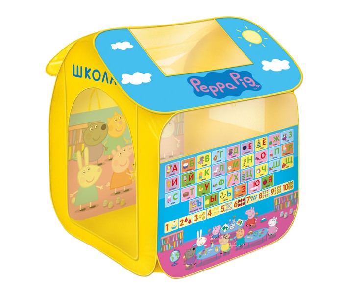 

Свинка Пеппа (Peppa Pig) Игровая палатка Учим азбуку с Пеппой (в мягкой упаковке), Игровая палатка Учим азбуку с Пеппой (в мягкой упаковке)