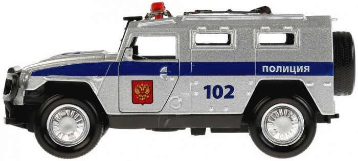 Машины Технопарк Машина металлическая Бронемашина Полиция 12 см машины технопарк машина металлическая hyundai solaris полиция 12 см
