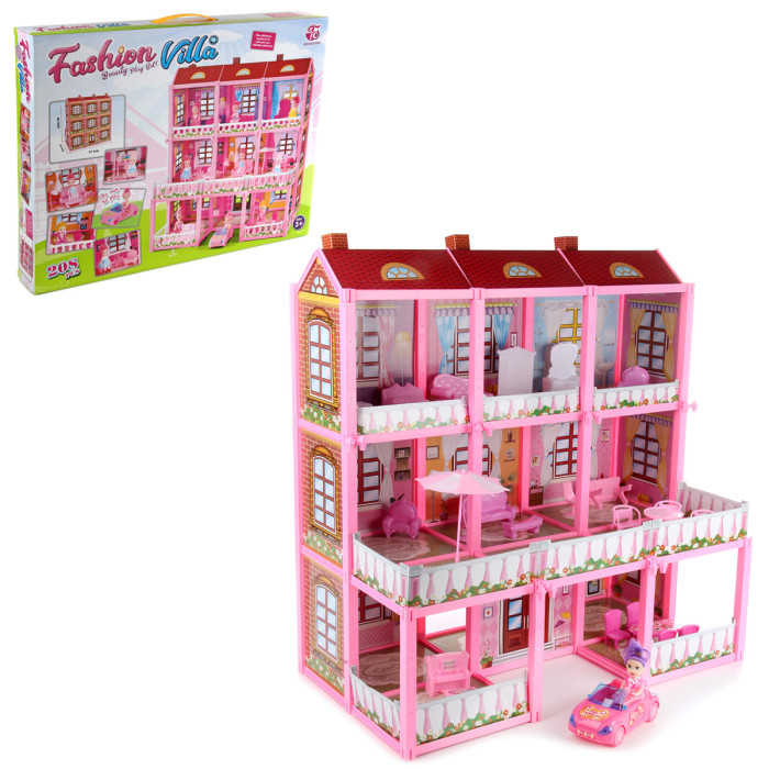 Кукольные домики и мебель Veld CO Набор игровой дом Многокомнатный 109346 цена и фото