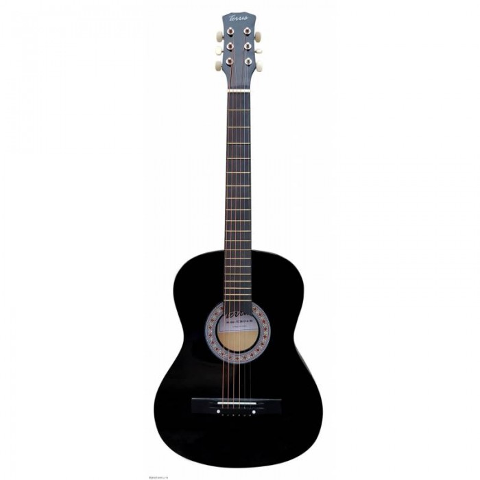 Музыкальные инструменты Terris Акустическая Гитара TF-3802A BK классическая гитара terris tc 3801a bk