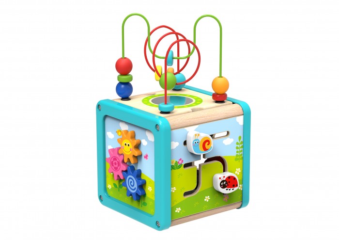 цена Деревянные игрушки Tooky Toy Игровой куб