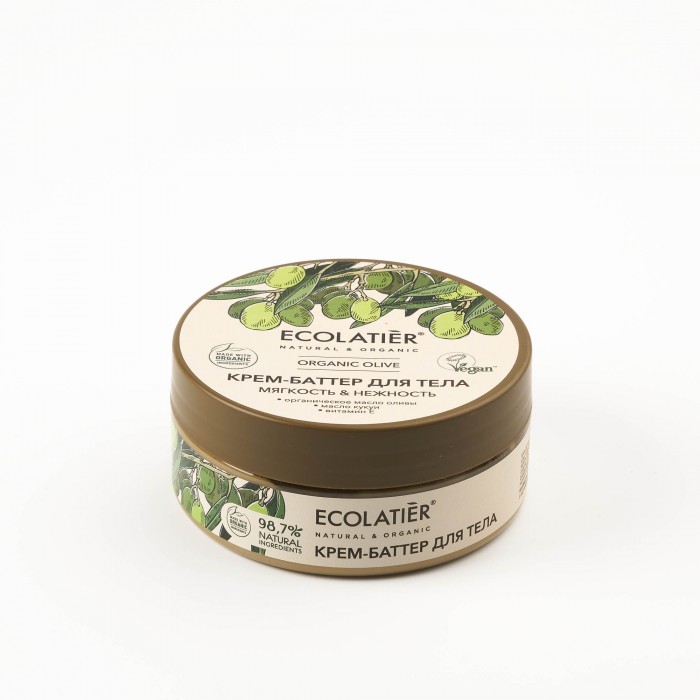  Ecolatier Крем-баттер для тела Мягкость & Нежность Organic Olive
