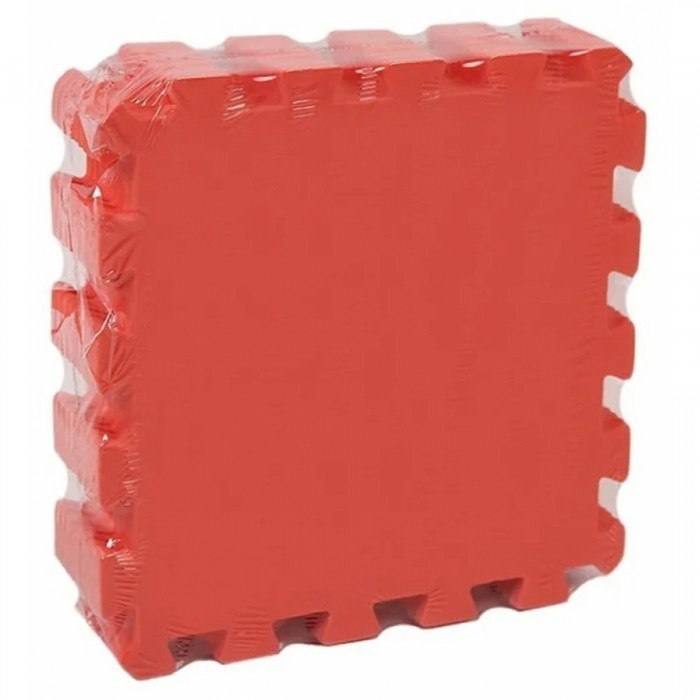 Игровой коврик Eco Cover Мягкий пол универсальный с кромками 30х30x0,9 см массажный развивающий коврик пазл ортодон островок мягкий красный 1 эл