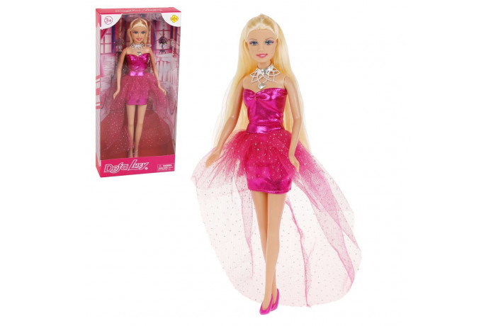 Defa Кукла Lucy Красотка в вечернем платье 8354 pink - фото 1