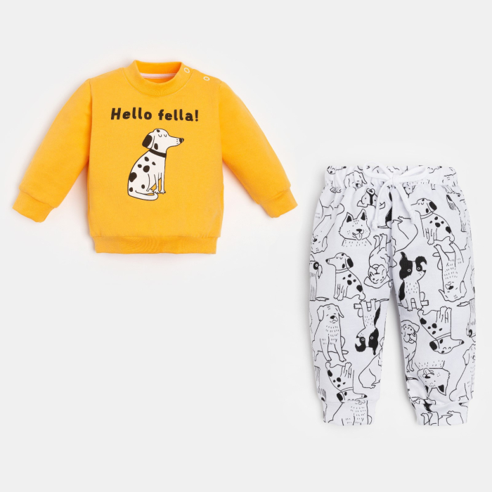 Комплекты детской одежды Крошка Я Комплект Hello fella (джемпер и брюки)