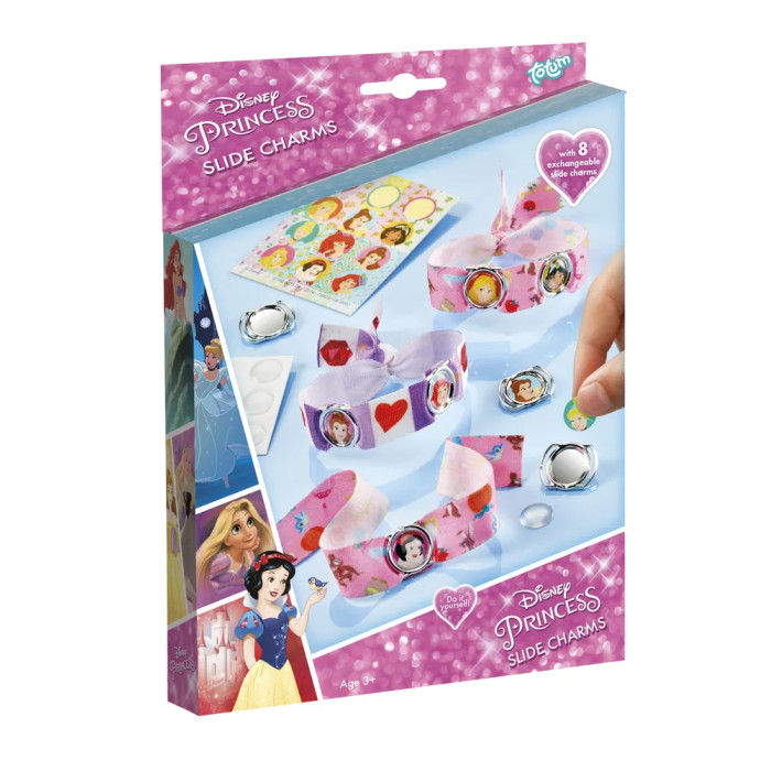 Наборы для создания украшений Totum Набор для творчества Slide charms Disney Princess наборы для творчества totum набор для творчества frozen 3d ironing beads figures