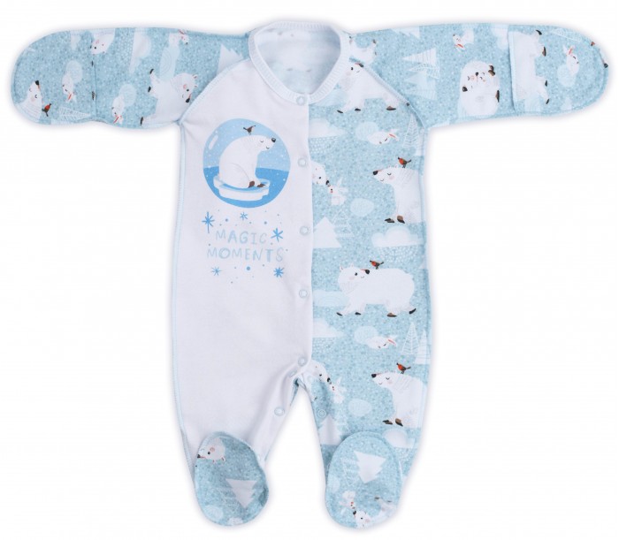 

Babyglory Комбинезон закрытые ручки для мальчика Волшебные моменты, Комбинезон закрытые ручки для мальчика Волшебные моменты