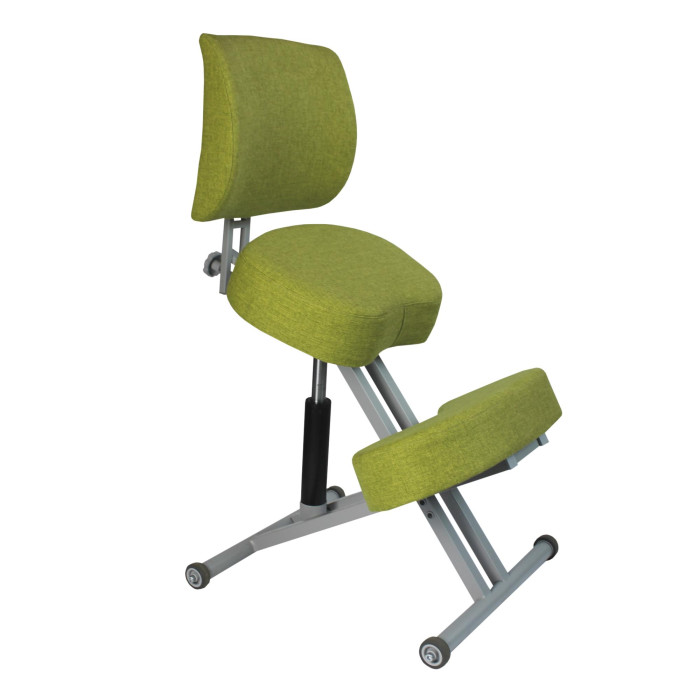 Олимп Коленный стул повышенной мягкости с газлифтом СК2-2 ГЛ (cерый корпус) ортопедический коленный стул олимп лайт